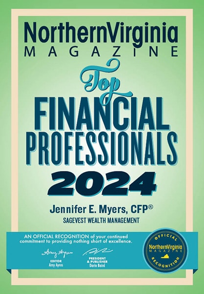 Northern Virginia Magazine Top Financial Professionals Award 2024